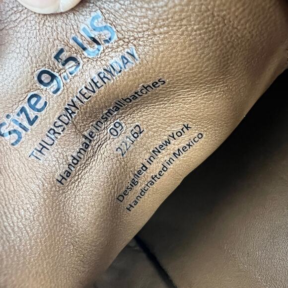 Thursday Boot Company Premier Low Top Sneaker Mens 9.5 Chocolate Brown Leather - Picture 9 of 10